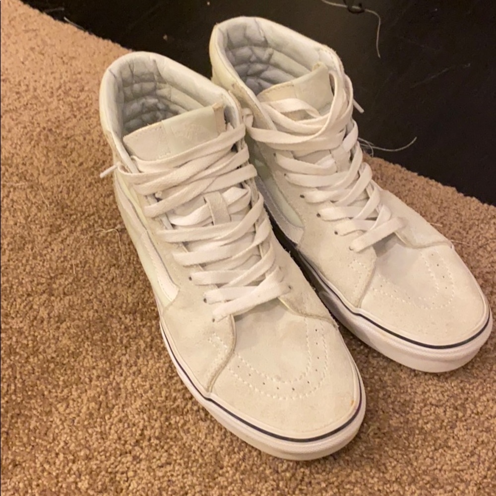 Mint high top vans